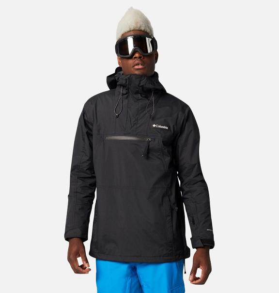 Columbia Park Run Ski Jacket Black For Men's NZ94762 New Zealand